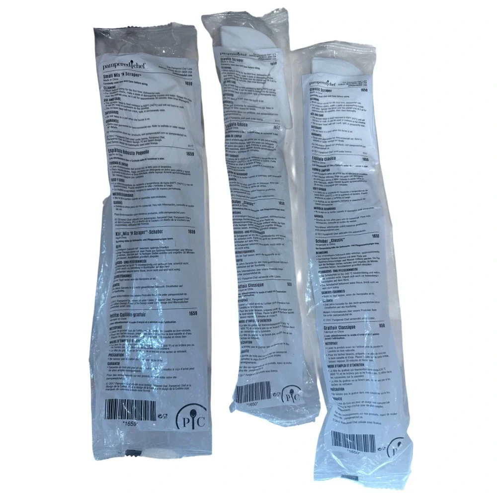 New sealed Pampered chef classic scraper 1650 | discontinued product